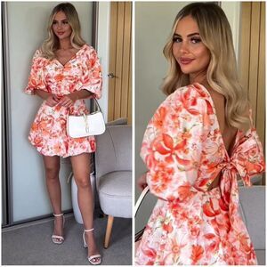 H&M Bubble Dress Floral New